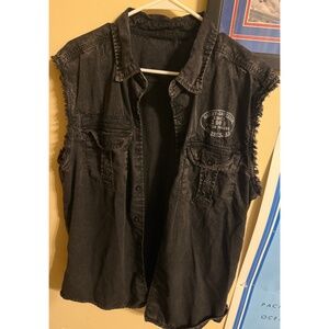 Men's Harley-Davidson Denim Cut Off